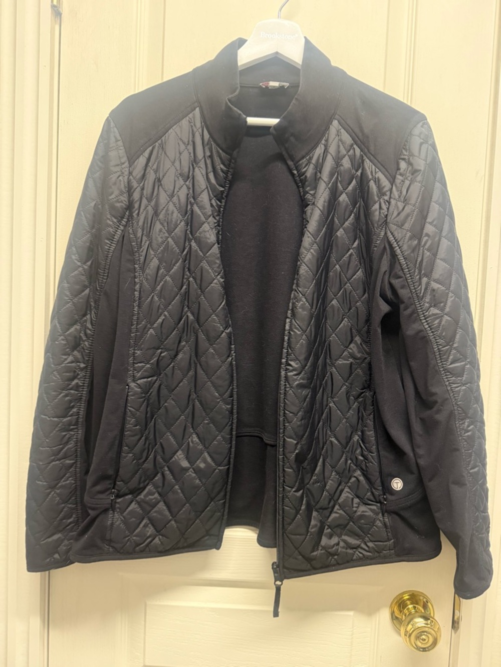 Talbots Black Quilted Lightweight Jacket